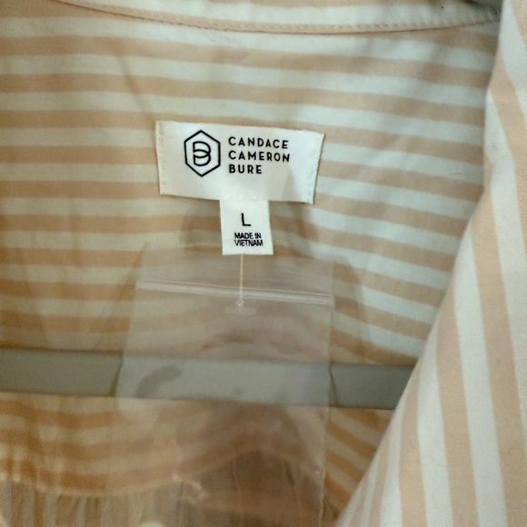 Light pink Striped Button-Up Shirt - Picture 2 of 2